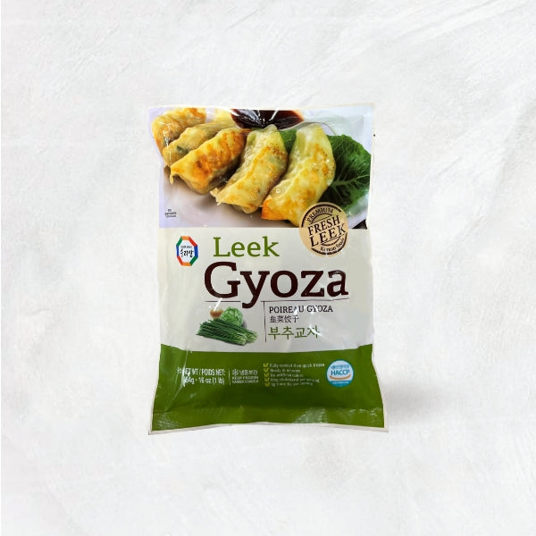 00040 : 부추 교자만두 : 16/454g(1Lb) : FZN GYOZA MANDU(LEEK )