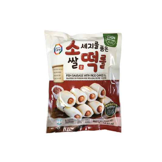 Fzn Rice Cake Roll W/ Fish Sausage 24/400g 소세지를 품은 쌀떡롤