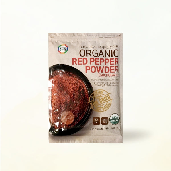 01152 : 유기농고추가루(굵은) : 22/1Lb : ORGANIC RED PEPPER POWDER(COARSE)
