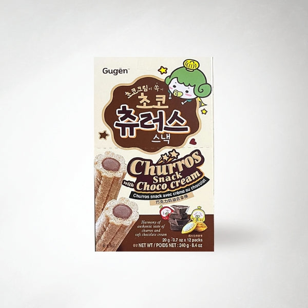 01895 : 구겐 츄러스(초코) : 8/12/20g : CHURROS(CHOCOLATE)
