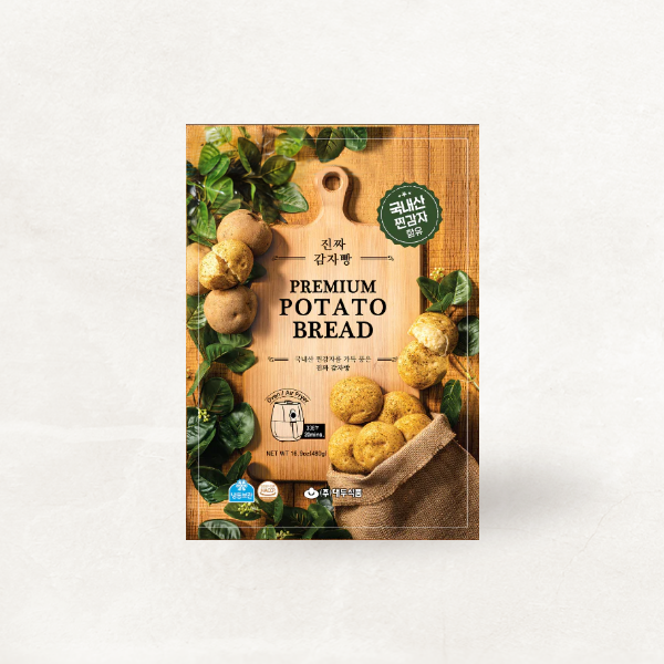 02028 : 진짜감자빵 : 8/480g : FZN REAL POTATO BREAD