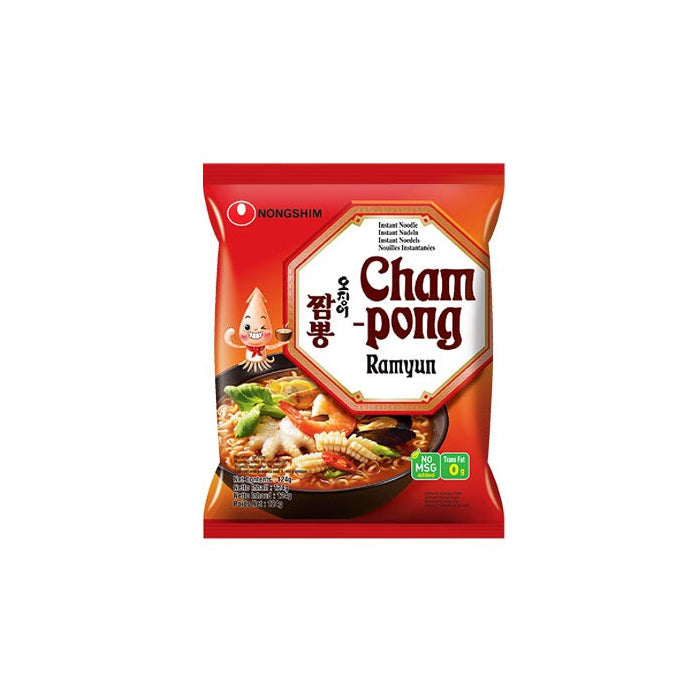 오징어 짬뽕 20/124g CUTTLEFISH CHAMBBONG NOODLE