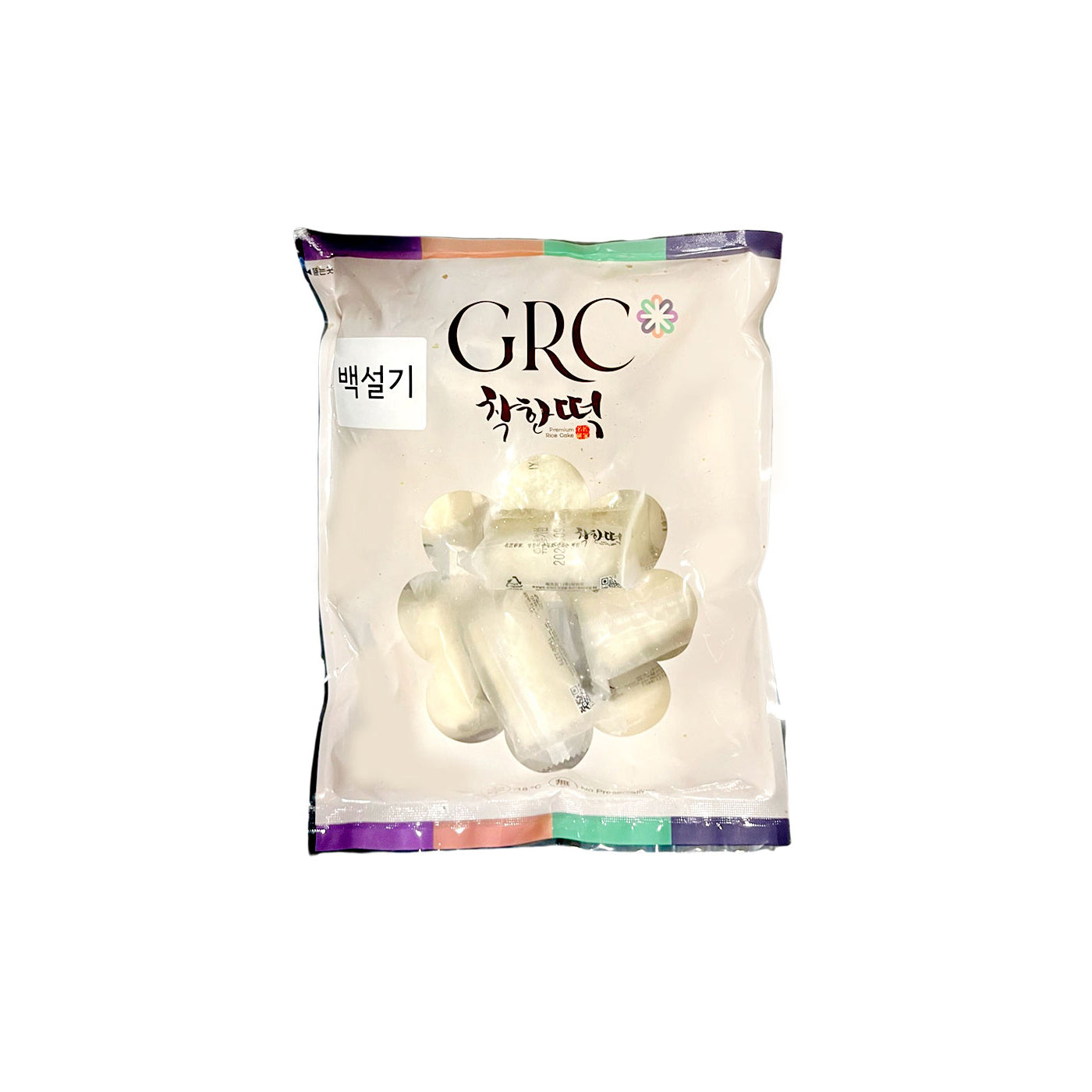 02800 : 착한떡/백설기 : 20/400g(10ea) : FZN WHITE RICE CAKE