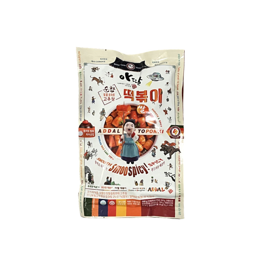 03702 아딸/토마토 고추장(쌀떡볶이) 25/500g FZN ADDAL TTEOKBOKKI (RICE CAKE)