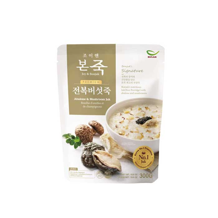 04983 : 조이엔 본죽/전복버섯죽 : 24/300g : BON PORRIDGE(ABALONE & MUSHROOM)