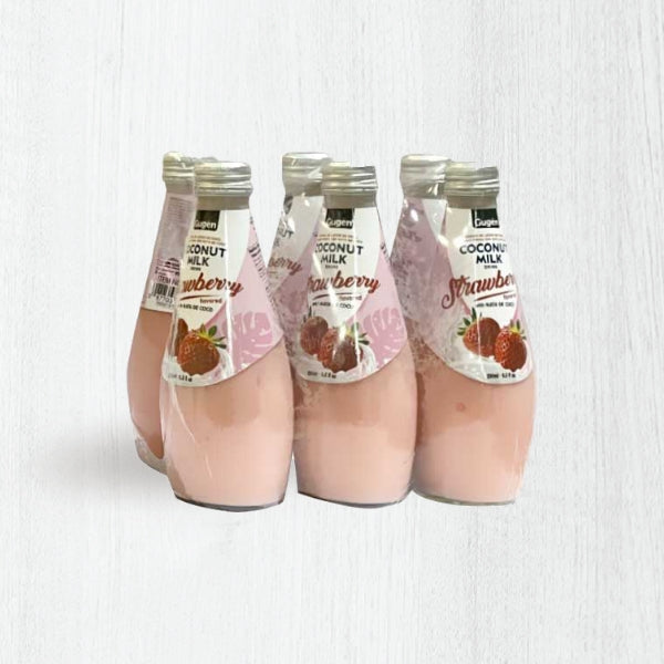 05812 : 구겐 코코넛밀크(딸기) : 4/6/290ml : COCONUT MILK (STRAWBERRY)