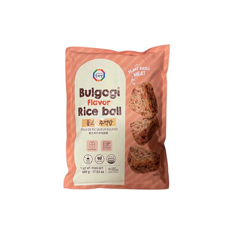 06095 : 파기름 불고기 주먹밥 : 10/5/100g: FZN PLANT-BASED (BULGOGI RICE BALL)