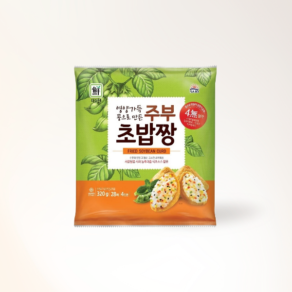 08670 : 주부초밥짱(42매) : 12/480g : FZN FRIED BEAN CURD