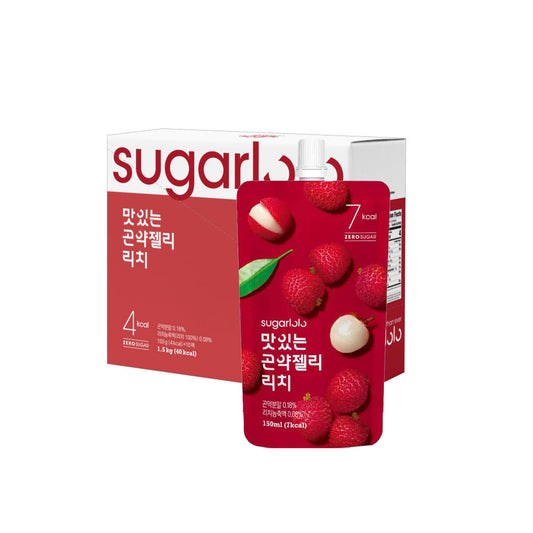 08779 : 슈가로로 곤약젤리(리치) : 4/10/150ml : SUGARLOLO KONJAC JELLY(LYCHEE)