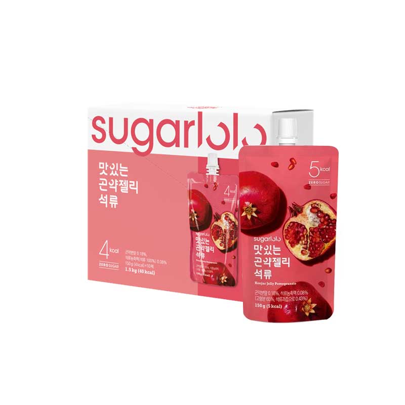 08781 : 슈가로로 곤약젤리(석류) : 4/10/150ml : SUGARLOLO KONJAC JELLY(POMEGRANATE)