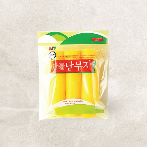 09464 : 산골단무지(황스시) : 14/1kg : PICKLED RADISH_YELLOW(SANGOL)