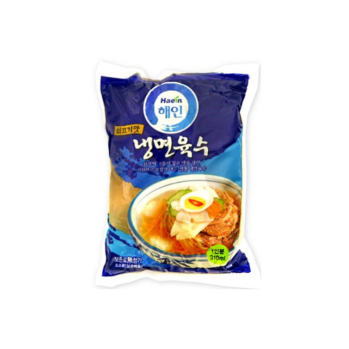 09466 : 해인 냉면육수(소고기) : 6/5/310ml : COLD NOODLE SOUP BASE (BEEF)