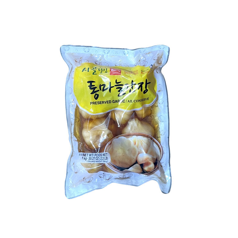 09749 : 시골 통마늘 간장(마늘장아찌) : 12/1kg : PICKLED GARLIC