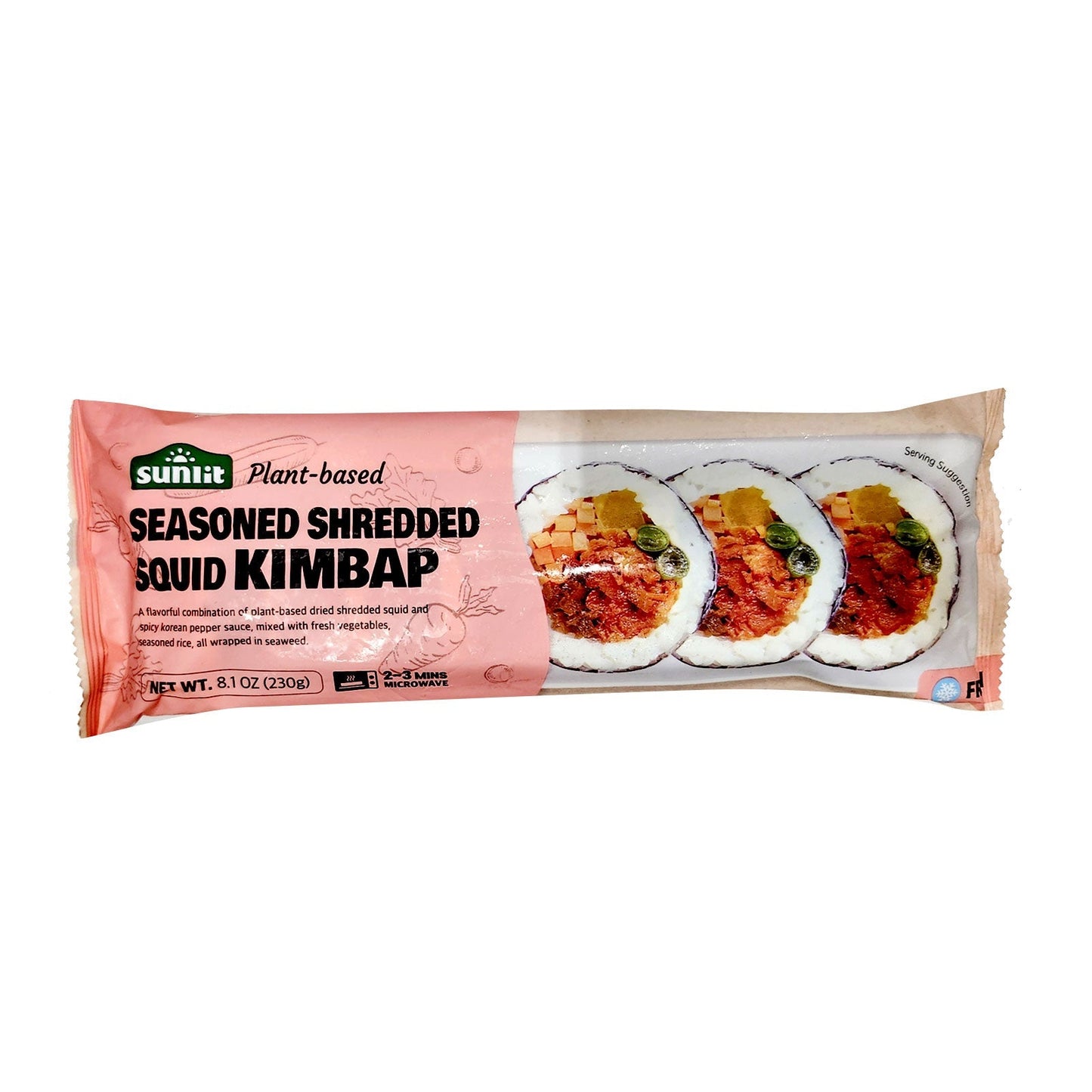 10196 : 냉동김밥(진미채) : 24/230g : FZN KIMBAP(SHREDDED DRIED SQUID)
