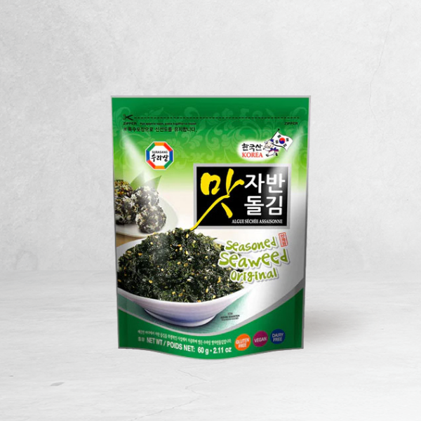 10591 : 맛자반돌김(오리지널) : 20/60g : SEAWEED FLAKE FOR RICE