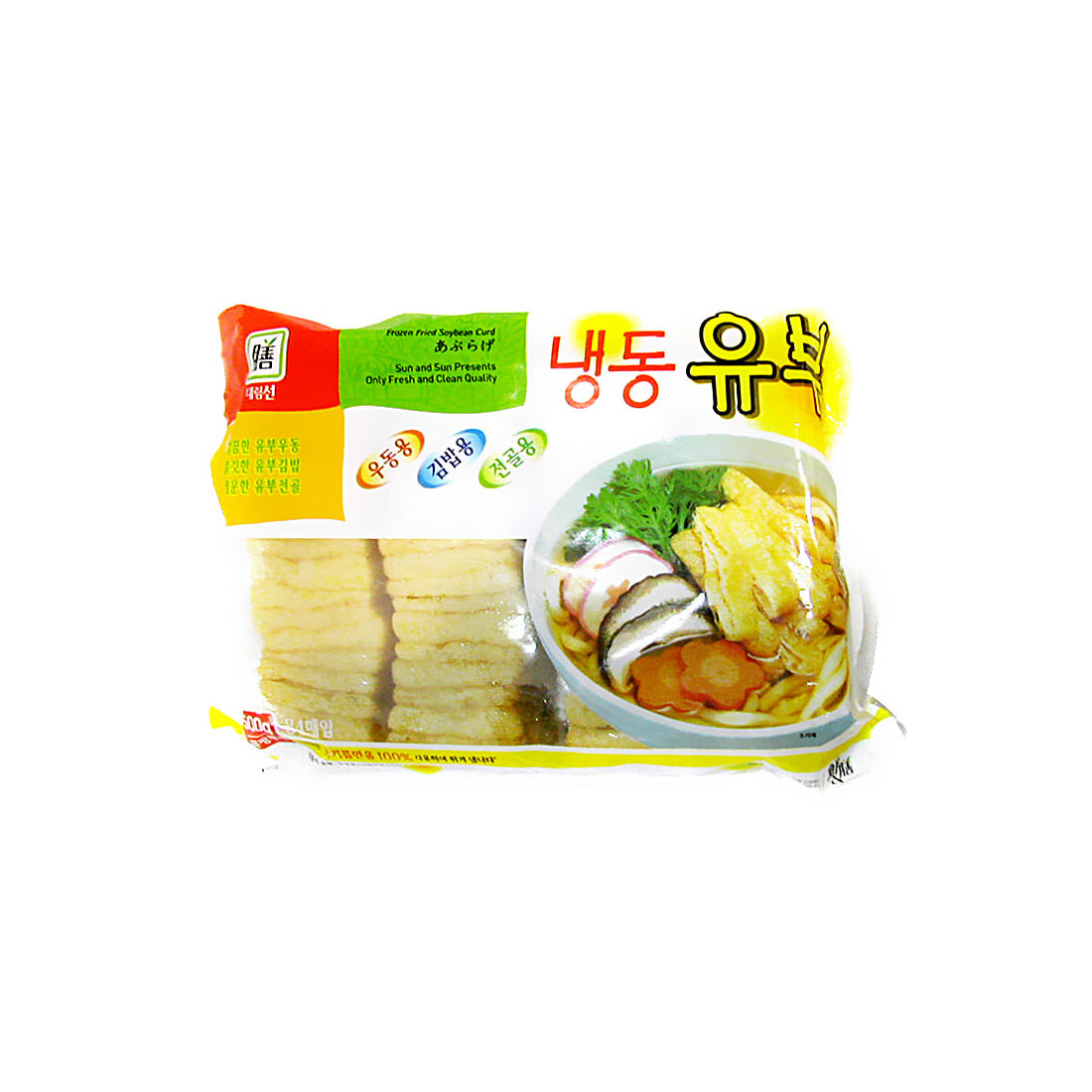 11624 : 냉동유부 6/500g : FZN FRIED BEAN CURD