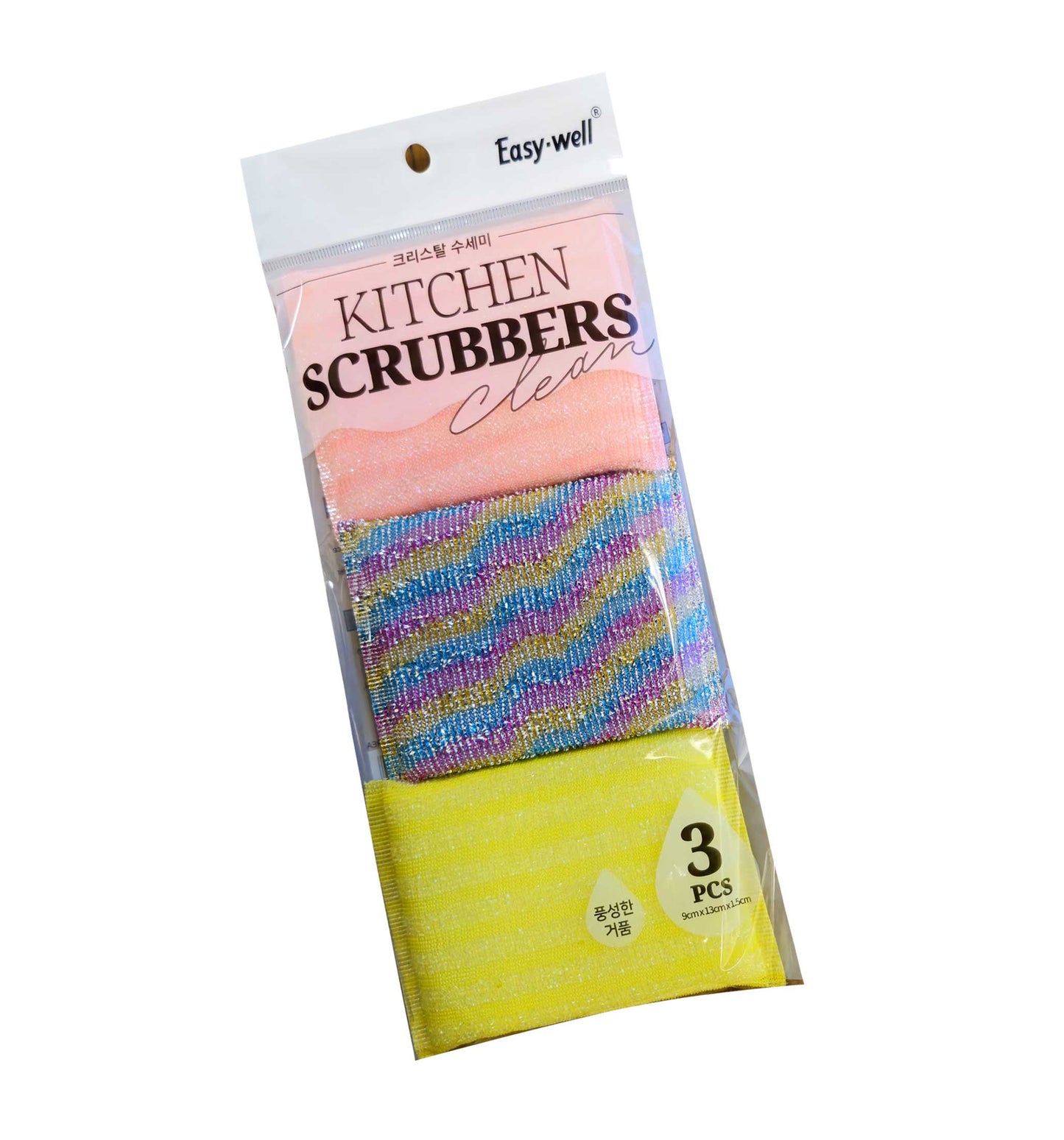 13100 : 크리스탈 수세미(3pcs) : 10pack : CRYSTAL SCRUBBER (CRYSTAL)