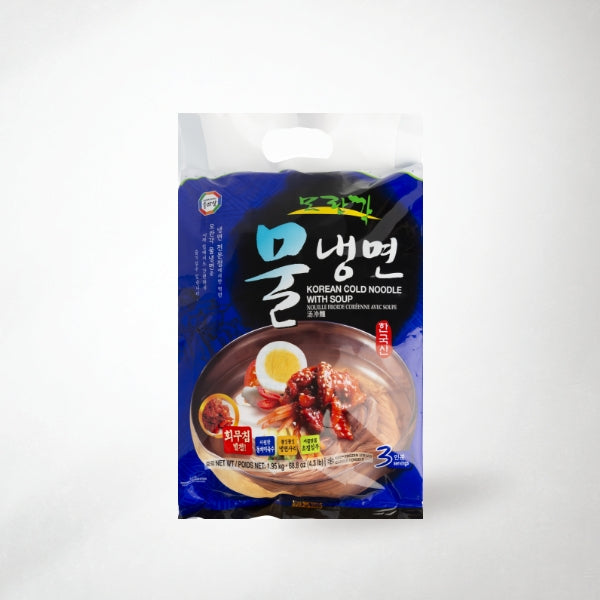 14268 : 모란각/물냉면(명태식혜+초절임무) : 6/1.95kg : FZN SEAFOOD COLD NOODLE SOUP