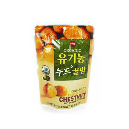 14350 : 유기농 누드 꿀밤 : 40/80g : ORGANIC ROASTED PEELED CHESTNUT