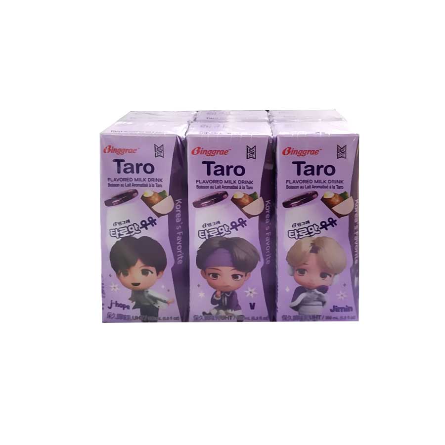 15041T : 빙그레우유(타로) : 4/6/200ml : BINGGRAE BINGGRAE MILK(TARO)