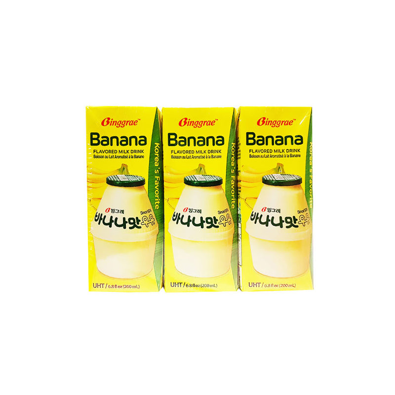 15041 : 빙그레우유(바나나) : 4/6/200ml : BINGGRAE BINGGRAE MILK(BANANA)