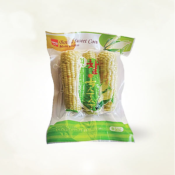 15287 : 흰 찰옥수수(3pcs) : 12/600g : FZN BOILED SWEET CORN