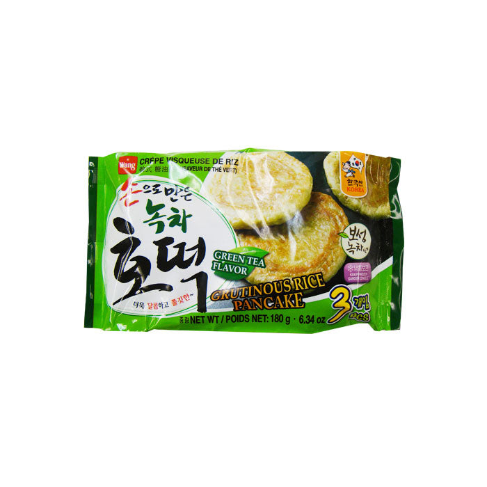 15408 : 찹쌀녹차호떡 : 24/180g(3p) : FZN SWEET RICE PANCAKE(GREENTEA)