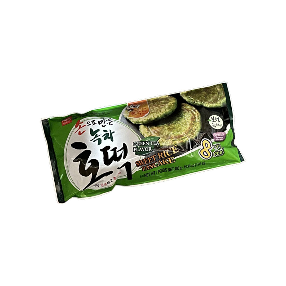 15649 : 찹쌀녹차호떡 : 12/480g(8p) : FZN SWEET RICE PANCAKE(GREENTEA) 8PCS