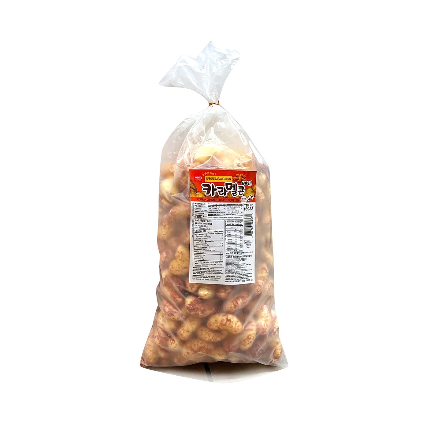 16933 : 베개카라멜콘 : 12/180g : KOREAN POPCORN(CARAMEL)