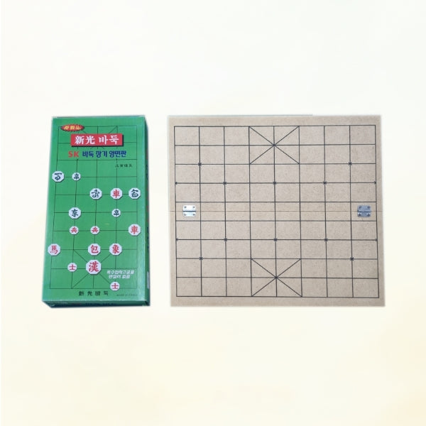 17403 : 바둑판/장기판 겸용 : 1PCS : WOODED PLAY BOARD