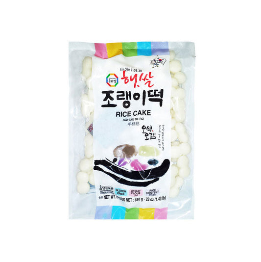 Hetsal Rice Cake (Tteokbbokki) 16/650g 햇쌀떡볶이 떡