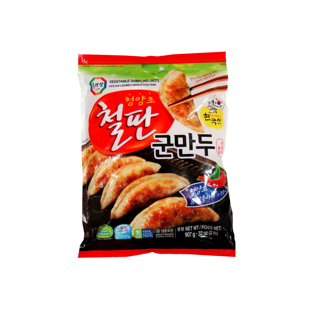 17958 : 청양초 철판 군만두 : 12/2Lb(907g) : FZN TEPPANYAKI MANDU (SPICY CHILI)