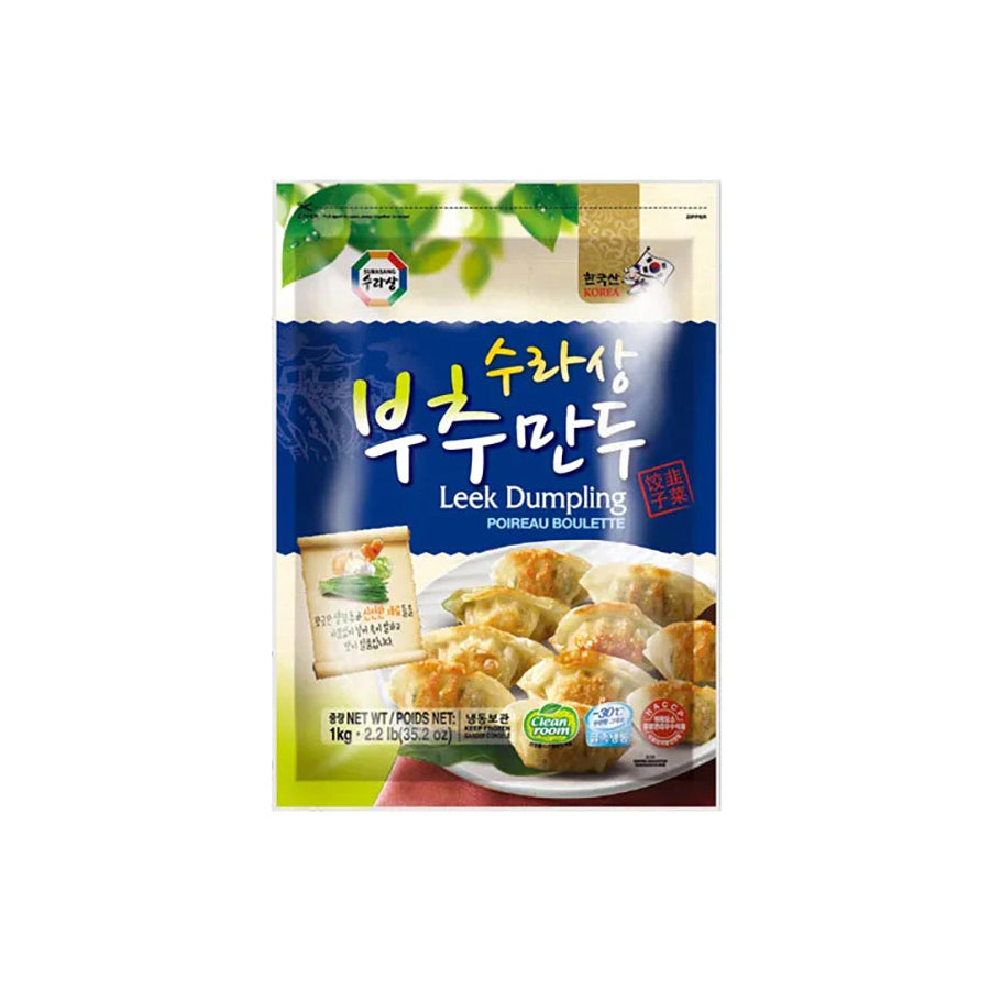 17964 : 부추만두 : 10/1kg : FZN LEEK MANDU