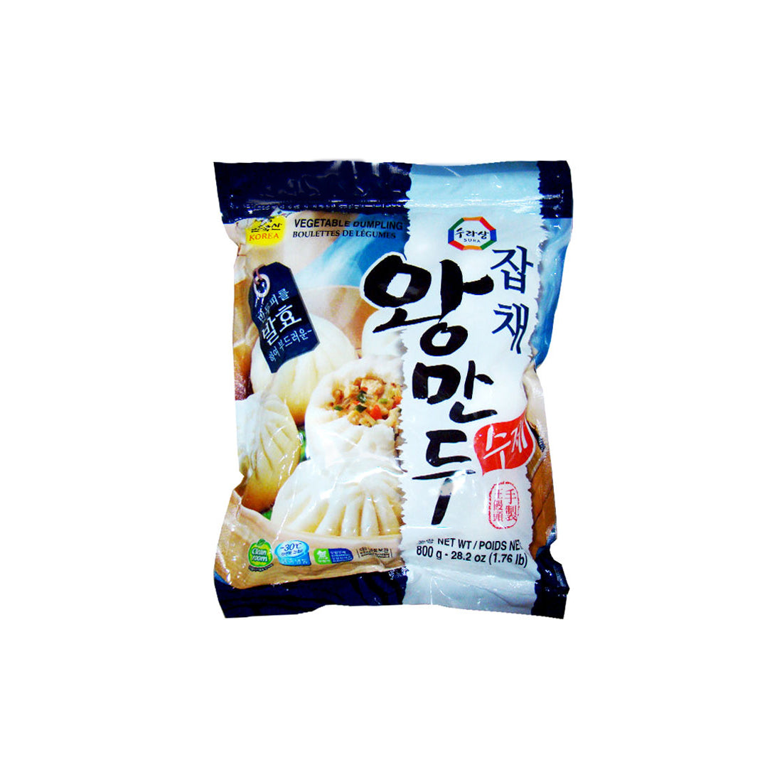 18242 : 왕만두(잡채) : 8/800g : FZN BIG MANDU(JAPCHAE)