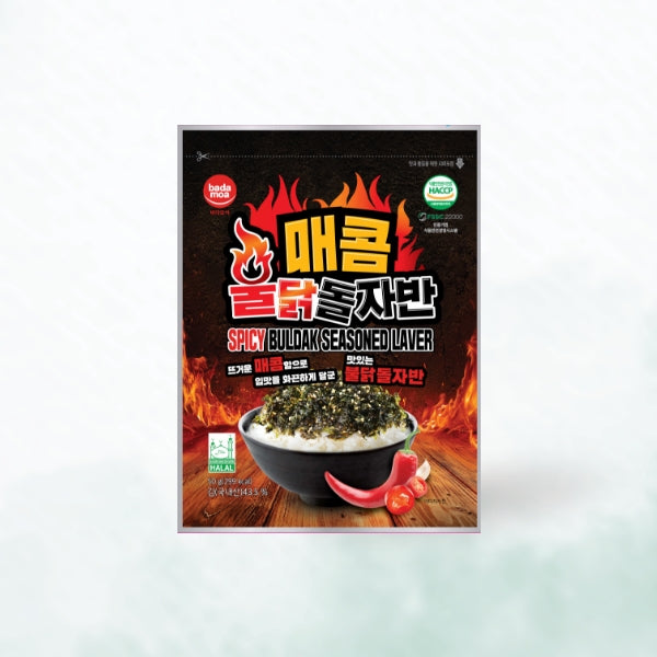 18872 : 돌자반 (매콤불닭) : 30/50g : SEASONED SEAWEED (BULDAK)