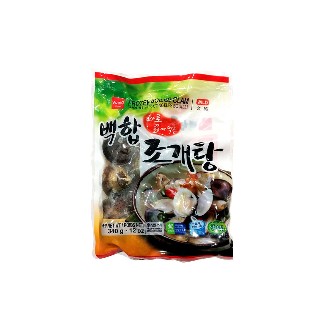 19010 : 냉동백합조개탕 : 24/340g : FZN CLAM SOUP