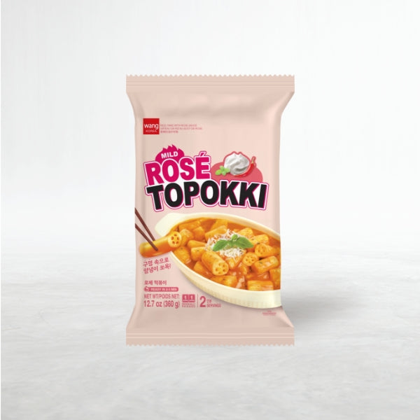 19246 : 로제 떡볶이 (2인 봉지) : 10/360g : ROSE TTEOKBOKKI