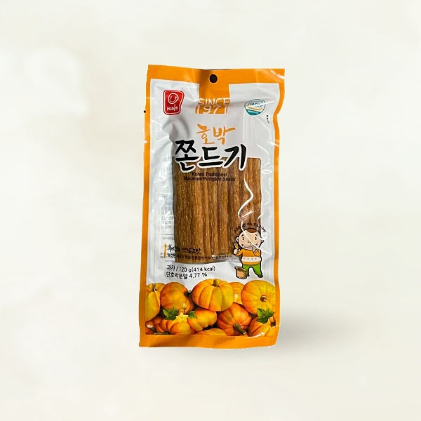 19343 : 쫀드기(호박) : 30/120g : CHEWY RICE SNACK(PUMPKIN)