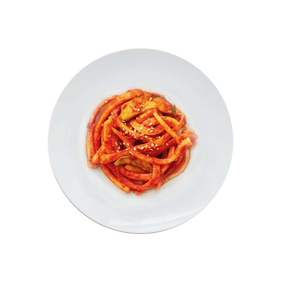 19373 : 도라지무침 : 2/4kg : FZN PLATYCODON WITH HOT SAUCE