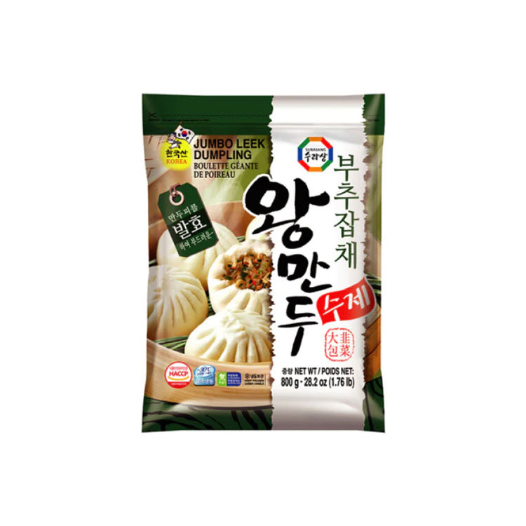 19986 : 왕만두(부추잡채) : 8/800g : FZN BIG MANDU(LEEK)