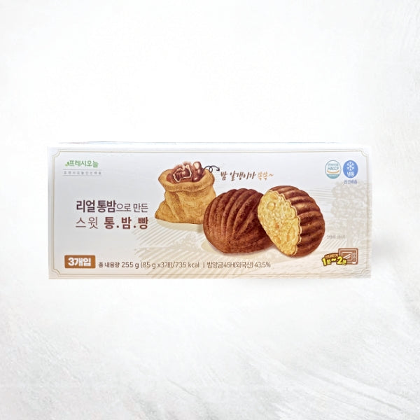 20289 : 리얼 통밤빵 : 12/255g : BAKED REAL CHESTNUTS BREAD