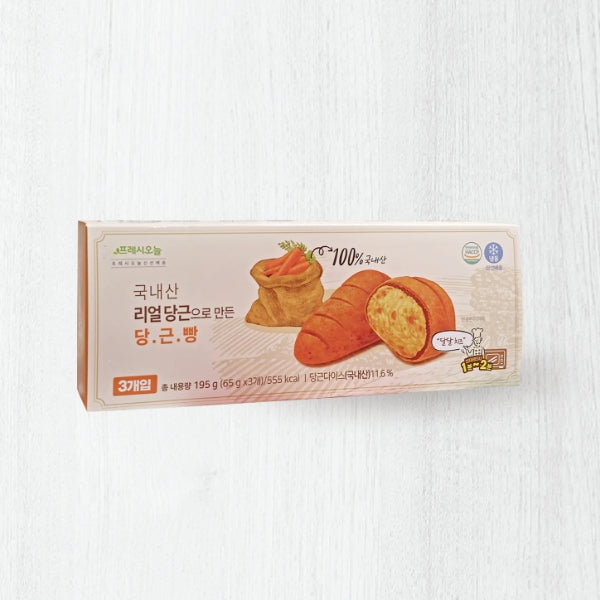 20290 : 리얼 당근빵 : 12/255g : BAKED REAL CARROT BREAD