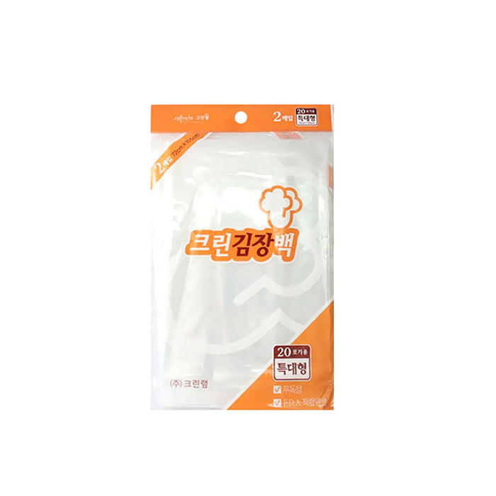Plastic Bag(Xl) 100/2ea 크린?N 크린 김장백(특대) 20포기용