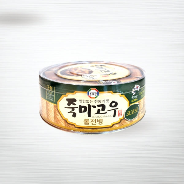 20587 죽마고우 롤전병(코코넛) 12/345g CRISPY WHEAT CREPE(COCONUT)