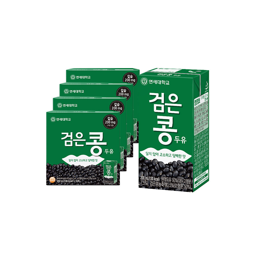 21676 : 연세 검은콩 두유 : 4/16/200ml : BLACK SOYBEAN MILK