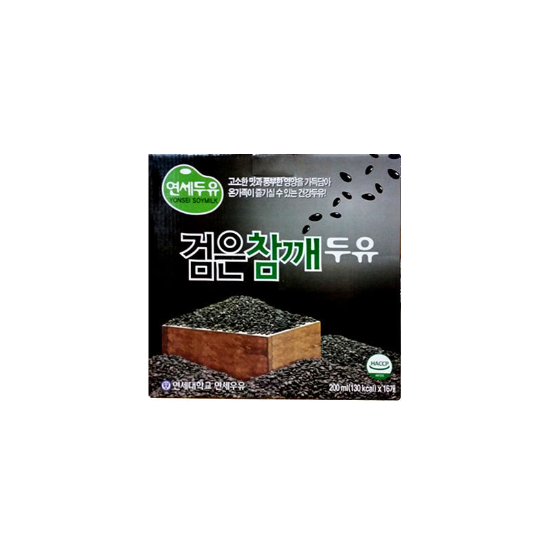 21678 : 연세 검은참깨두유 : 4/16/200ml : BLACK SESAME SOY MILK