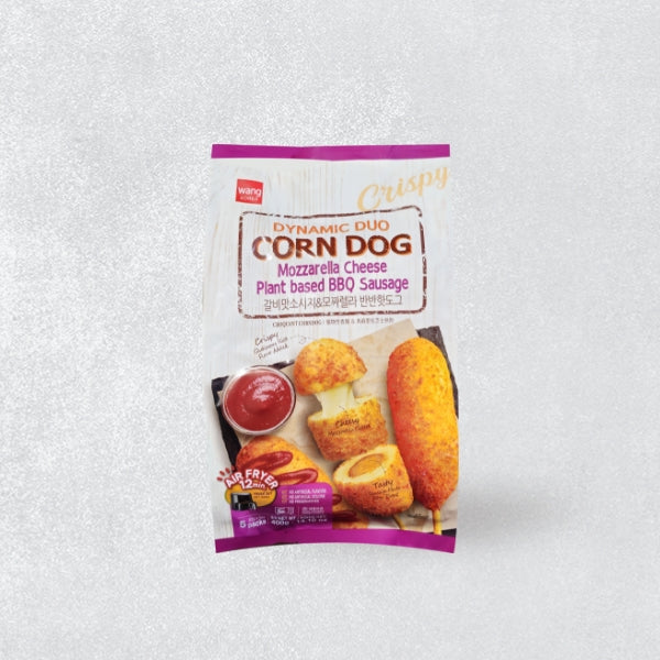 14360 : 반반핫도그(갈비맛 대체육 소시지 & 모짜) : 12/5/80g(2.82oz) : FZN BANBAN HOTDOG(PLANT BASED BBQ SAUSAGE & MOZZA)