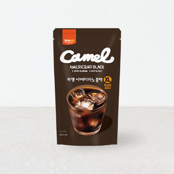 22790 : 카멜 아메리카노 (블랙) : 5/8/340ml : CAMEL AMERICANO (BLACK)