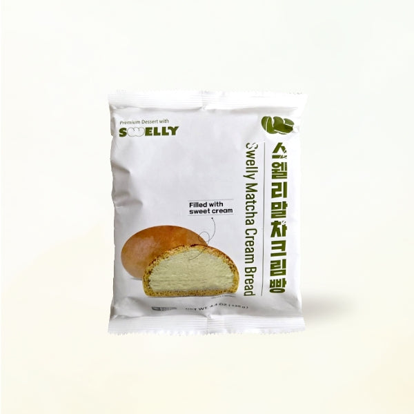 22884 : 스웰리 말차 크림빵 : 12/125g : FZN MATCHA CREAM BREAD