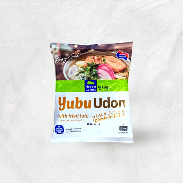 22969 : 면사랑(가쓰오유부우동) : 18/260g(9.17oz) : FZN YUBU UDON WITH FRIED TOFU